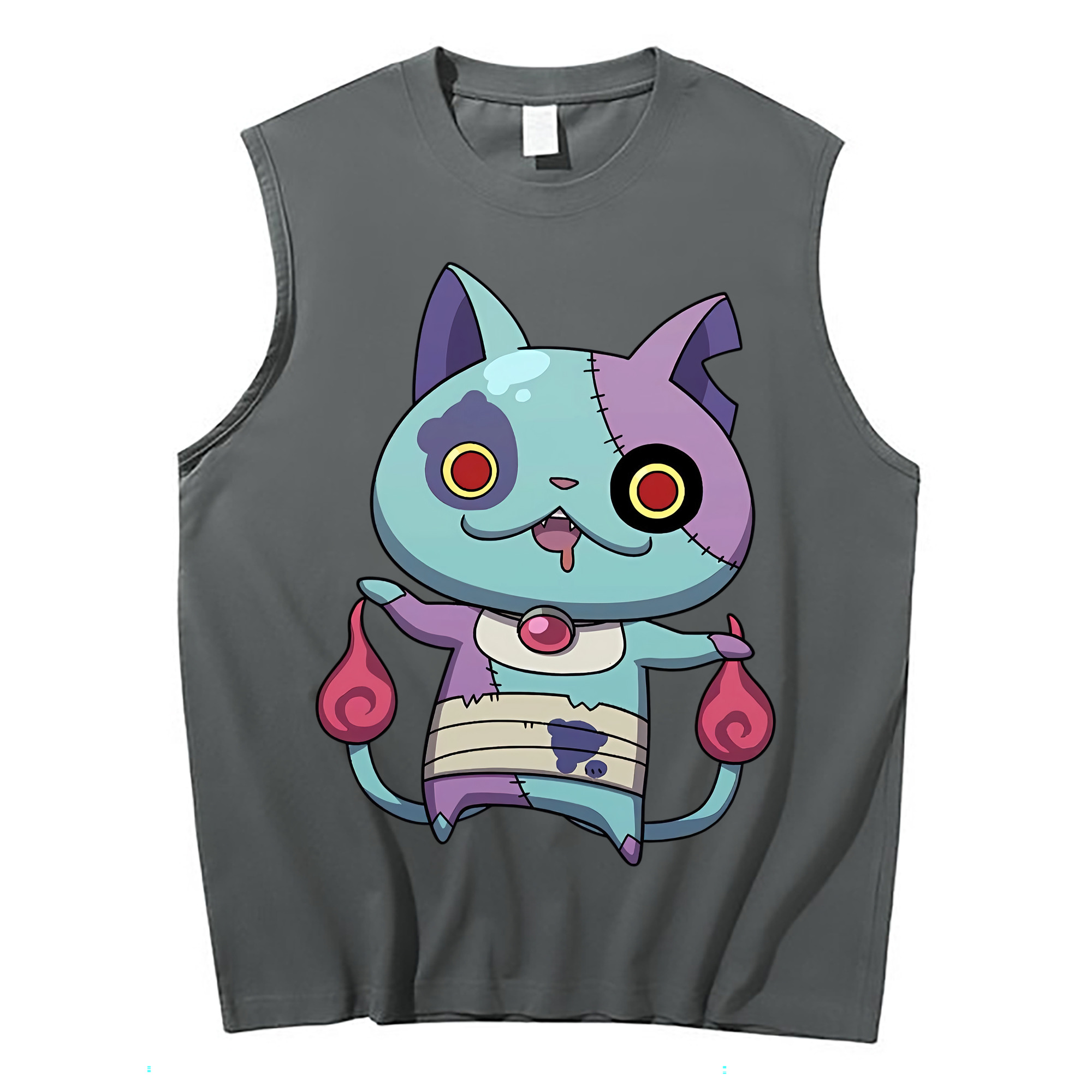 （画像用） 妖怪ウォッチ Yo-kai Watch コットン100％タンクトップ（フロントプリント）